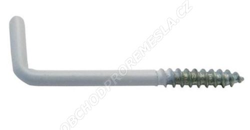 Skoba s vrutem 40mm bílý komaxit 1212-040