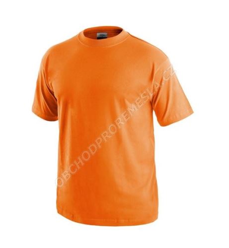 Tričko Leaf s krát. rukávem,oranžové Daniel