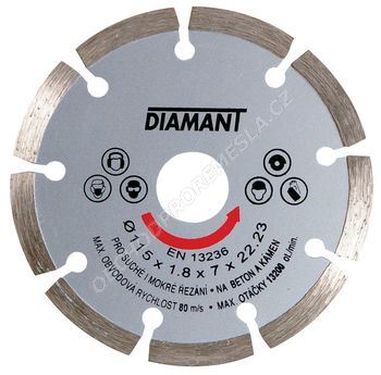 Diamant.kotouč 230*22,2 DIA-SEGMEN