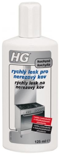 HG Rychlý lesk pro nerezový kov 125ml