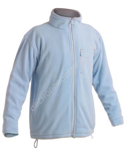 KARELA FLEECE bunda šedá